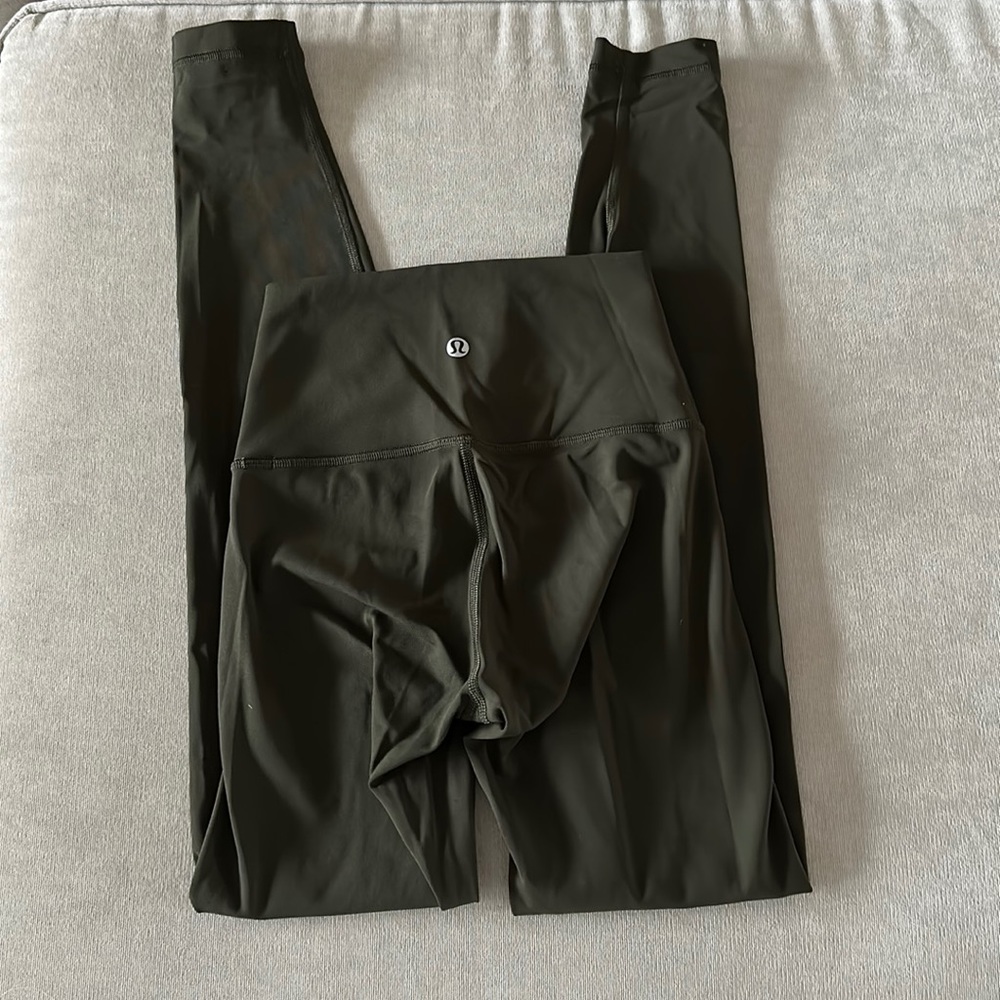 Lululemon Wunder Under 25” Leggings- Green Size 0